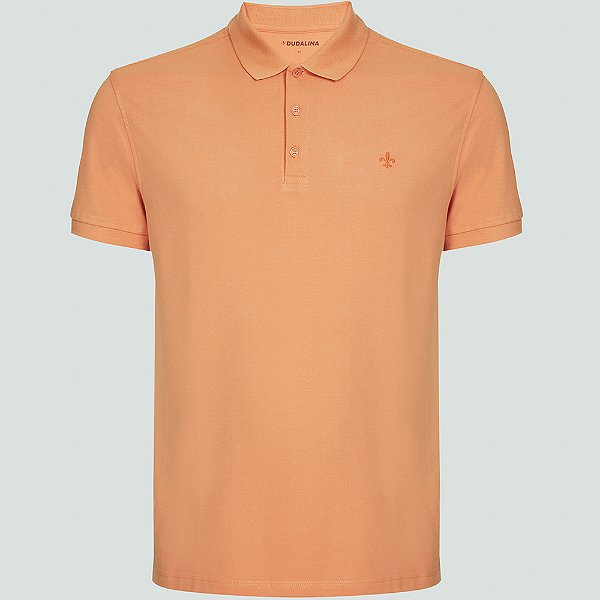 Camisa Polo Dudalina Essentials In24 Laranja Masculino