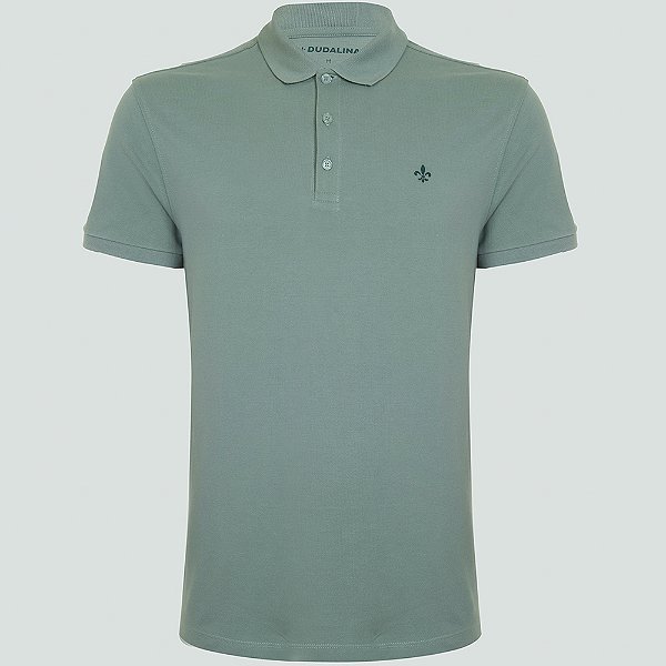 Camisa Polo Dudalina Essentials In24 Verde Claro Masculino