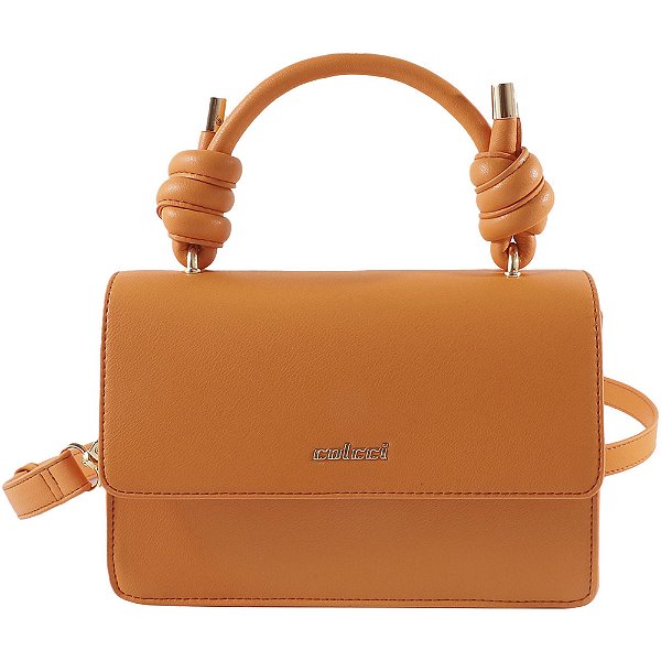 Bolsa Shoulder Colcci Knot Ve25 Laranja Feminino
