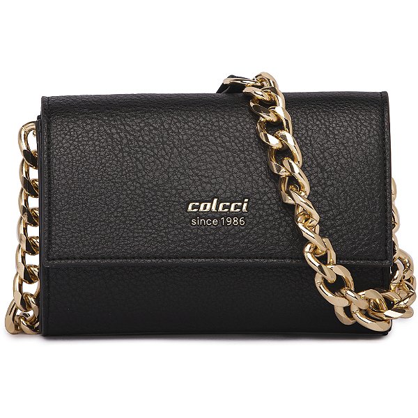 Bolsa Crossbody Colcci Texture Ve25 Preto Feminino