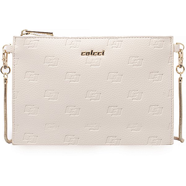 Bolsa Crossbody Colcci Logos Ve25 Off White Feminino