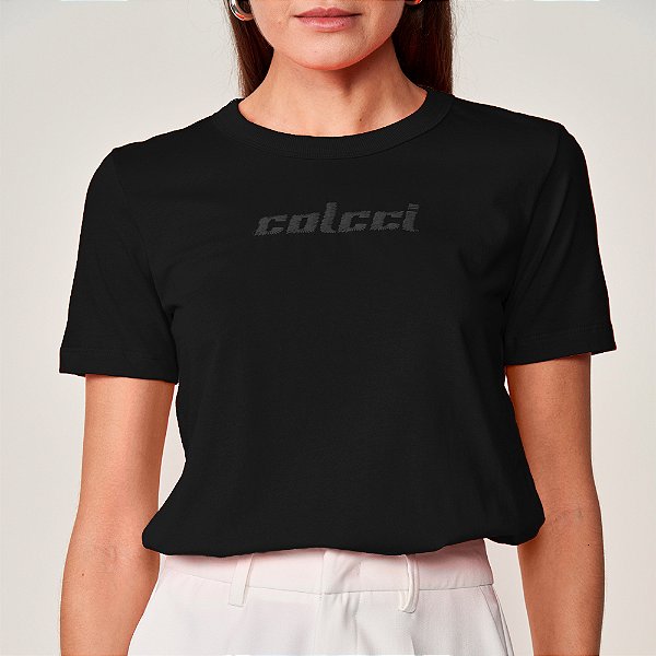 Camiseta Colcci Comfort Ve25 Preto Feminino