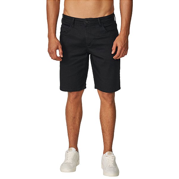 Bermuda Jeans Colcci Davi Ve25 Preto Masculino
