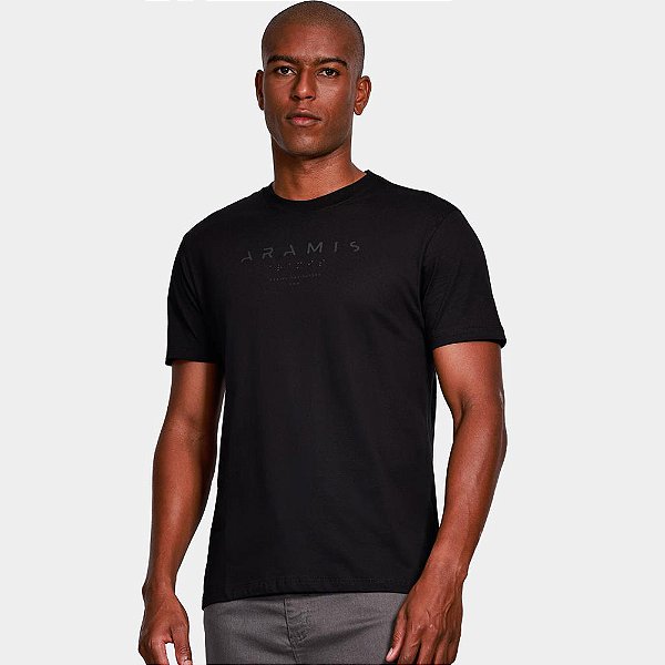 Camiseta Aramis Braile Ve25 Preto Masculino