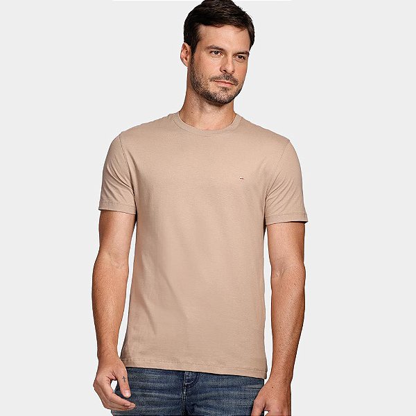 Camiseta Aramis Basic Ve25 Caqui Natural Masculino