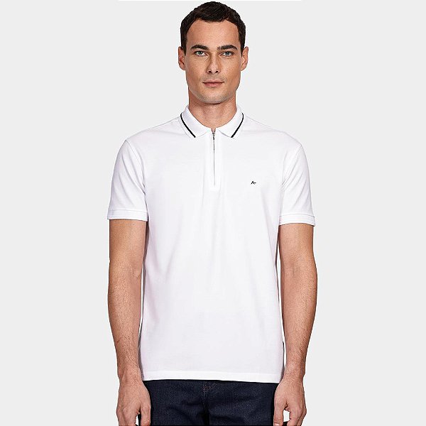 Camisa Polo Aramis Piquet New Classic Ve25 Branco Masculino