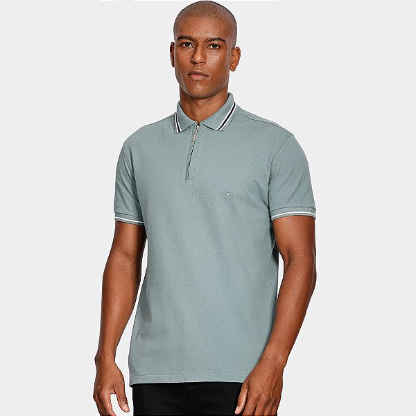 Camisa Polo Aramis Piquet New Classic Ve25 Verde Masculino