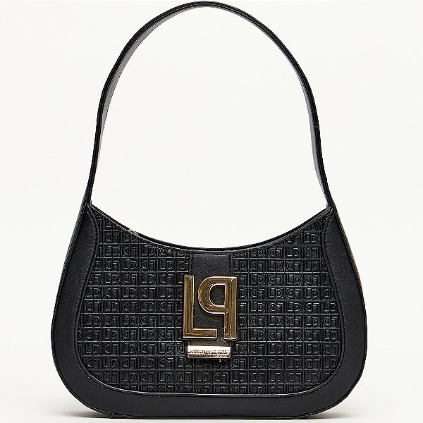 Bolsa Shoulder Lança Perfume Frequencia Ve25 Preto Feminino