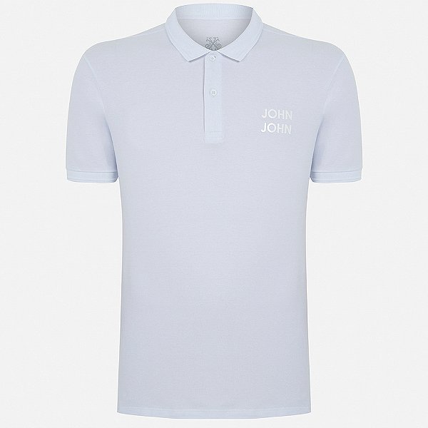 Camisa Polo John John Baule In24 Branco Masculino