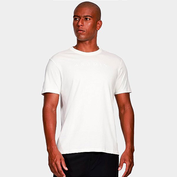 Camiseta Aramis Braile Ve25 Off White Masculino