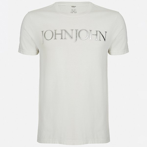 Camiseta John John Sl John King Ve25 Off White Masculino