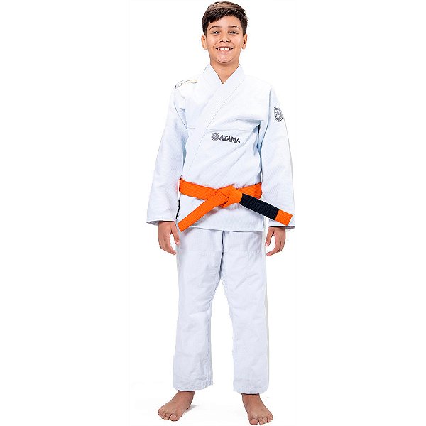 Kimono Jiu Jitsu Atama Infinity Collab 2 Branco Infantil
