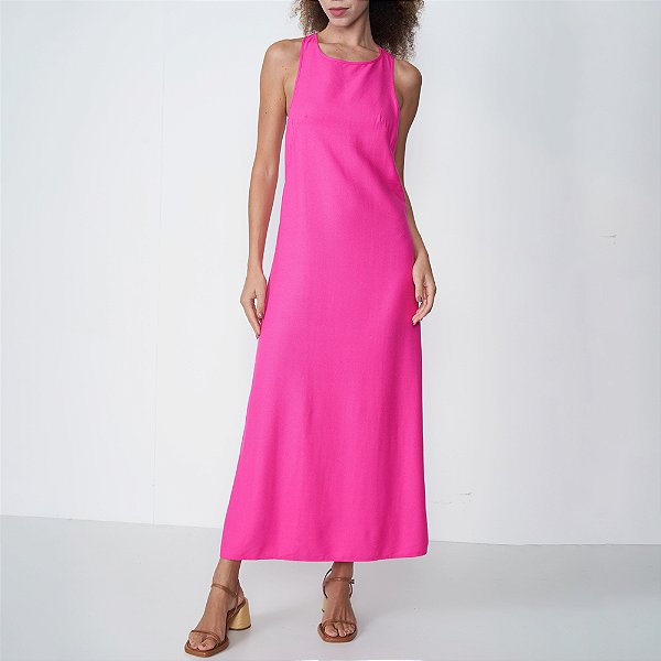 Vestido Colcci Super Mid Ve25 Rosa Feminino