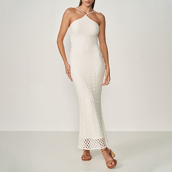 Vestido Colcci Comfort Ve25 Off White Feminino