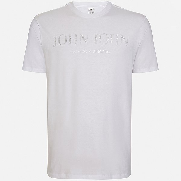 Camiseta John John Rg Clth Brand Ve25 Branco Masculino