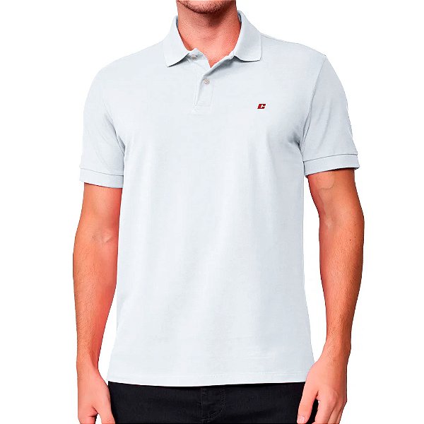 Camisa Polo Colcci Logo Ve25 Branco Masculino