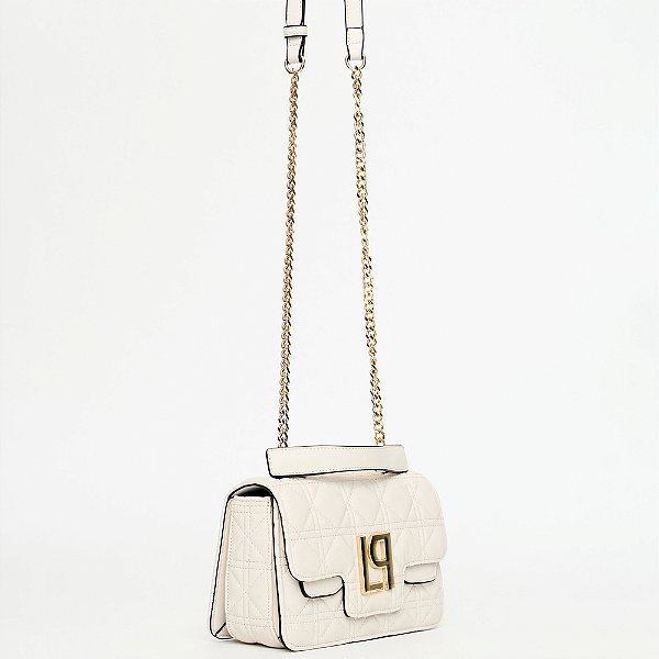 Bolsa Tote Lança Perfume Matelasse Ou25 Off White Feminino