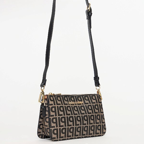 Bolsa Crossbody Lança Perfume Monograma Ou25a Preto Feminino