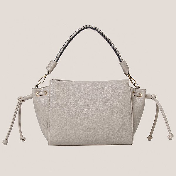 Bolsa Dudalina Alça Trançada Ou25 Bege Feminino