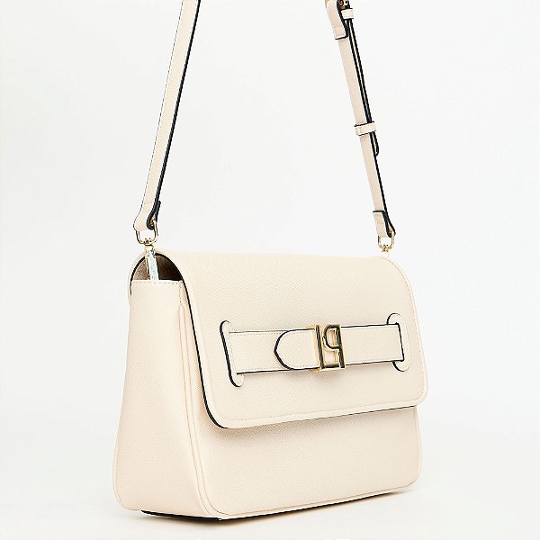Bolsa Shoulder Lança Perfume Monograma Ou25 Bege Feminino