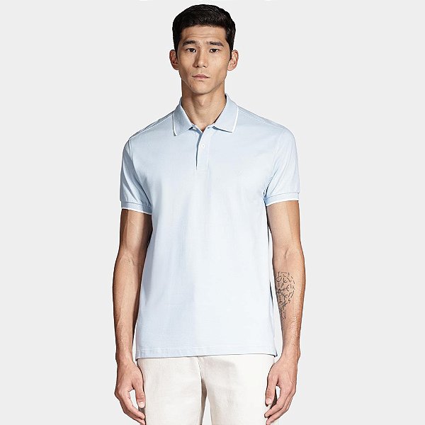 Camisa Polo Aramis Classic Friso Ou25 Azul Masculino