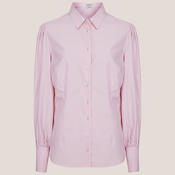 Camisa Dudalina Slim Bufante Ou25 Rosa Feminino