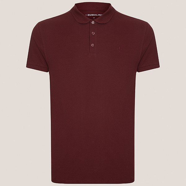 Camisa Polo Dudalina Essential Basic Ou25 Roxo Masculino