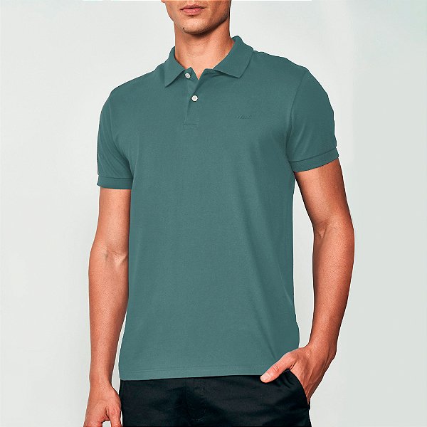 Camisa Polo Colcci Lisa Ou25 Verde Masculino