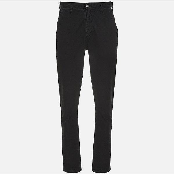 Calça Chino John John Portland Ou25 Preto Masculino