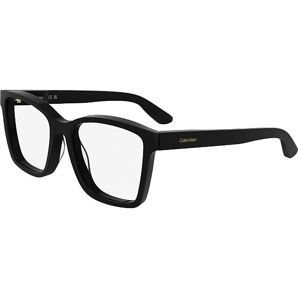 Armação Calvin Klein CK25516 001 Preto Feminino