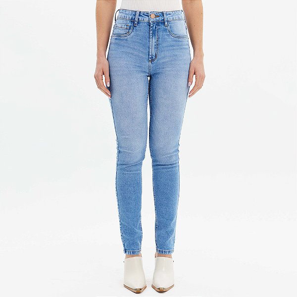 Calça Jeans Lança Perfume Vesta Skinny A Ou25 Azul Feminino