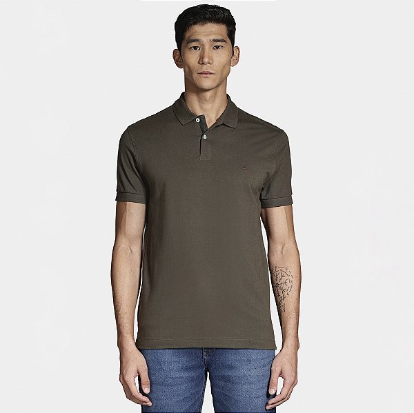Camisa Polo Aramis Detail In25 Verde Militar Masculino
