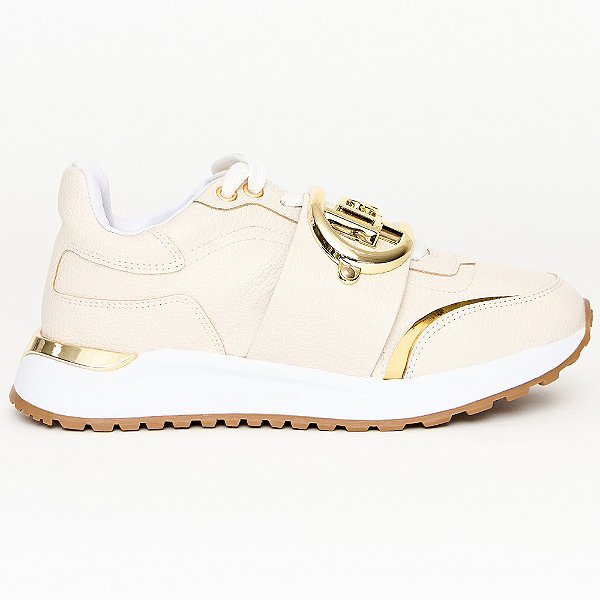Tênis Easy Lança Perfume Metal LP Ou25 Off White Feminino