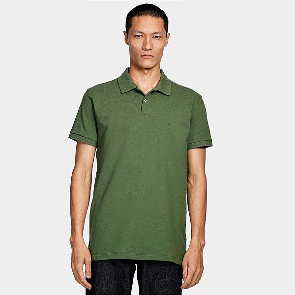 Camisa Polo Aramis Basic Piquet In25 Verde Musgo Masculino