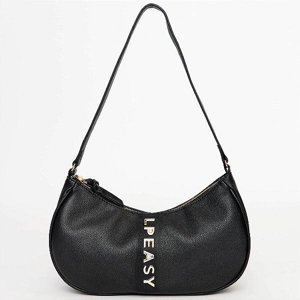 Bolsa Shoulder Easy Lança Perfume Letter Ou25 Preto Feminino