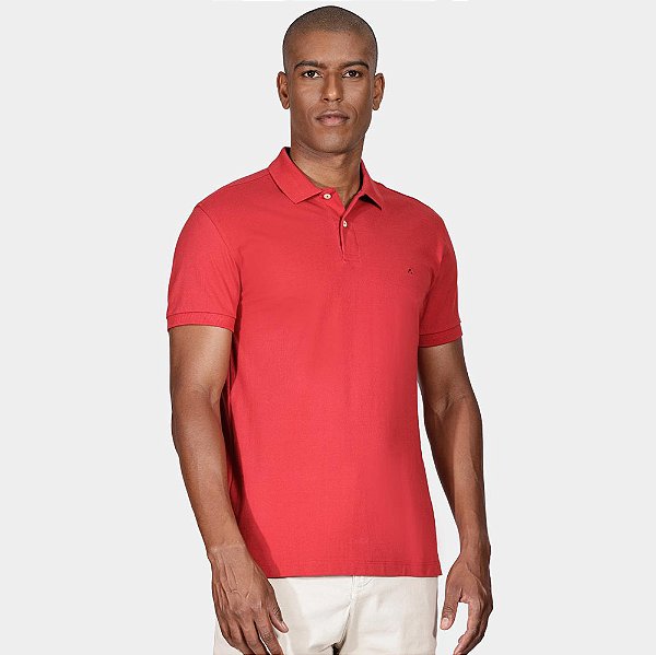 Camisa Polo Aramis Piquet Basic Ou25 Vermelho Masculino