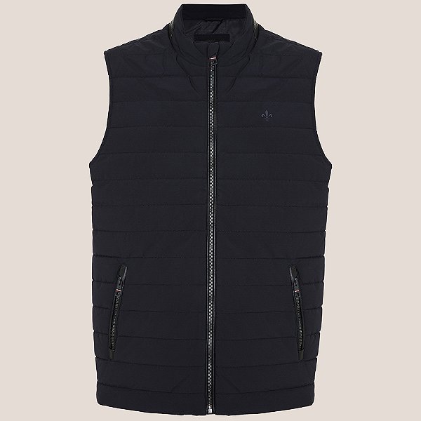 Colete Dudalina Nylon Puffer Ou25 Marinho Masculino