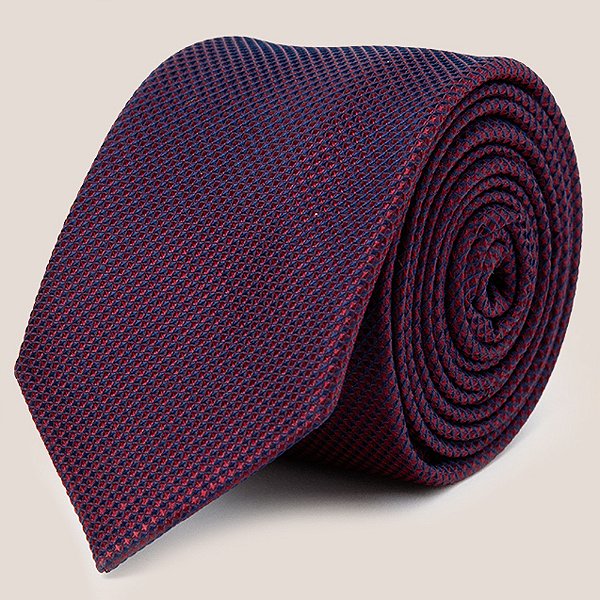 Gravata de Seda Dudalina Maquinetada In25 Roxo Masculino