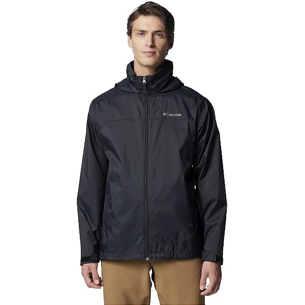 Jaqueta Columbia Glennaker Lake II Rain Preto Masculino