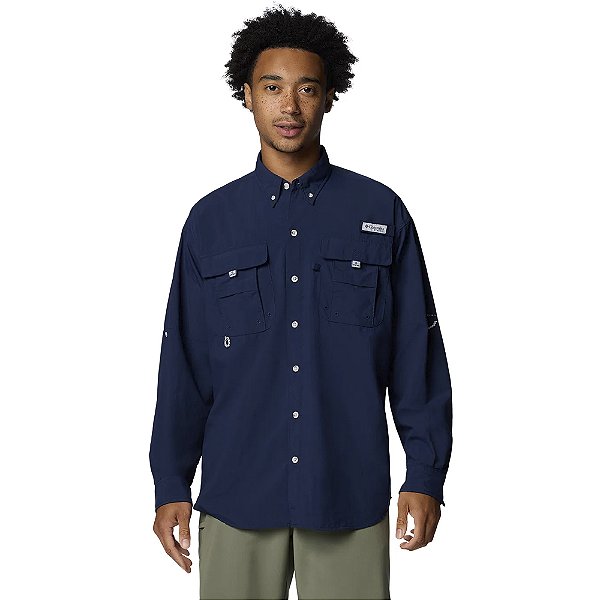 Camisa Columbia Bahama II Marinho Masculino