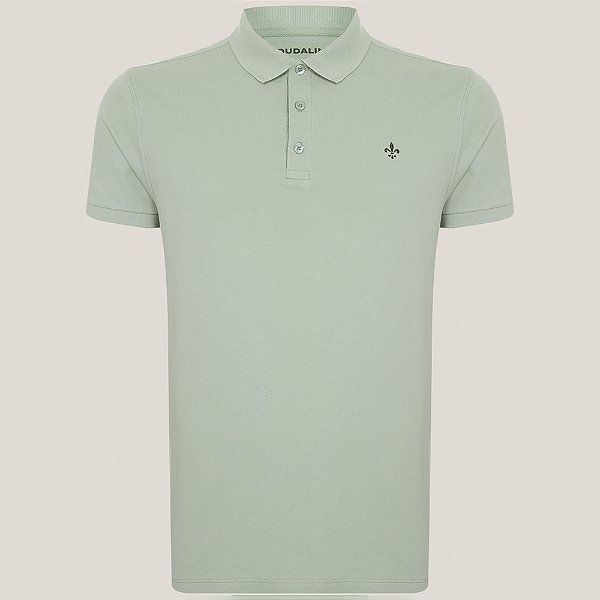 Camisa Polo Dudalina Essential Basics Ou25 Verde Masculino