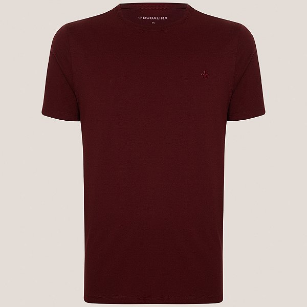 Camiseta Dudalina Essentials Ou25 Roxo Masculino
