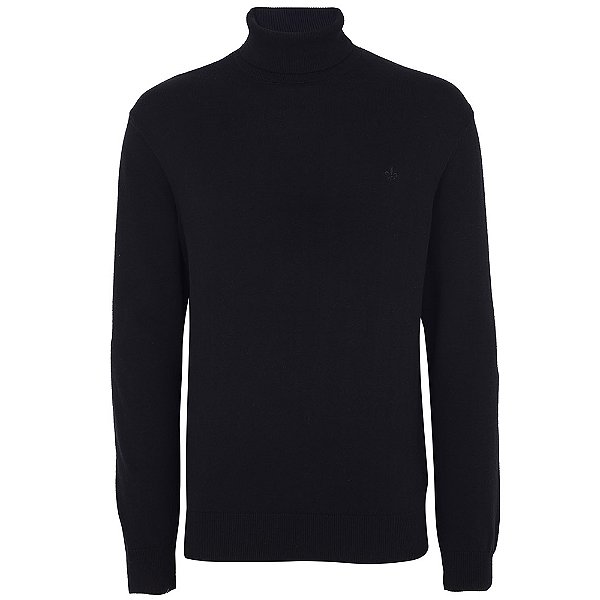 Suéter Tricot Dudalina Cachareel In25 Preto Masculino