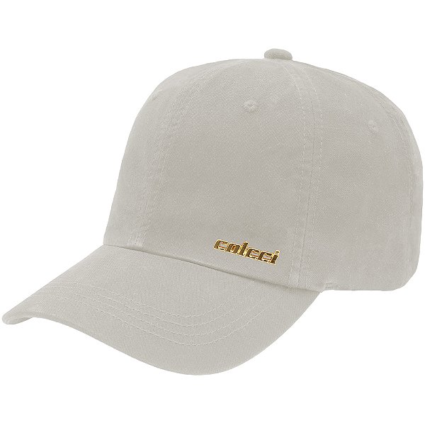 Boné Colcci Basic Metal Gold Ou25 Bege Masculino