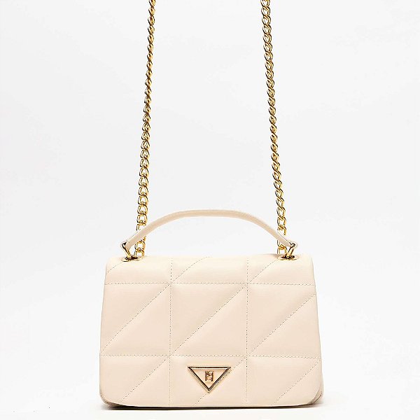 Bolsa Shoulder Lança Perfume Matelasse In25 Bege Feminino