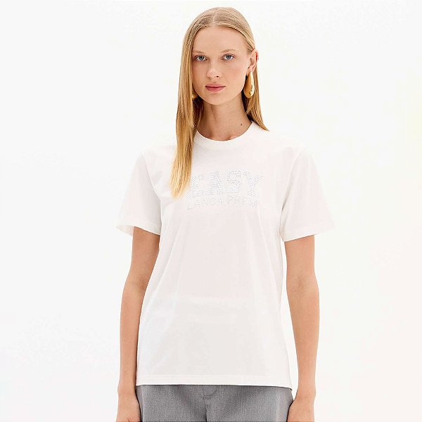 Camiseta Easy Lança Perfume In25 Off White Feminino