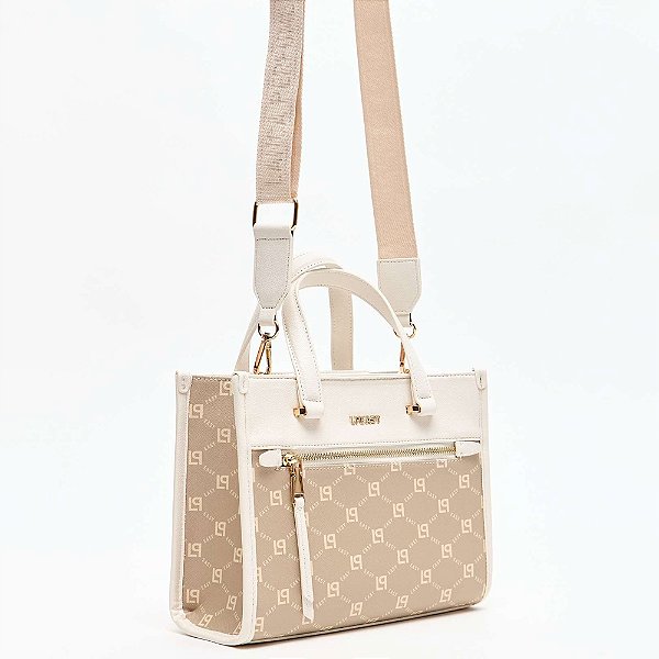 Bolsa Tote Easy Lança Perfume Monograma In25 Bege Feminino