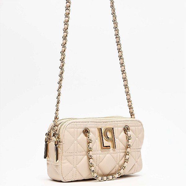 Bolsa Crossbody Lança Perfume Matelasse In25 Bege Feminino