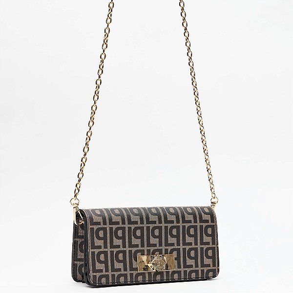 Bolsa Crossbody Lança Perfume Fecho In25 Preto Feminino