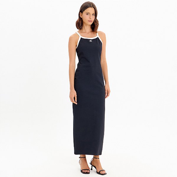 Vestido Super Midi Lança Perfume In25 Preto Feminino
